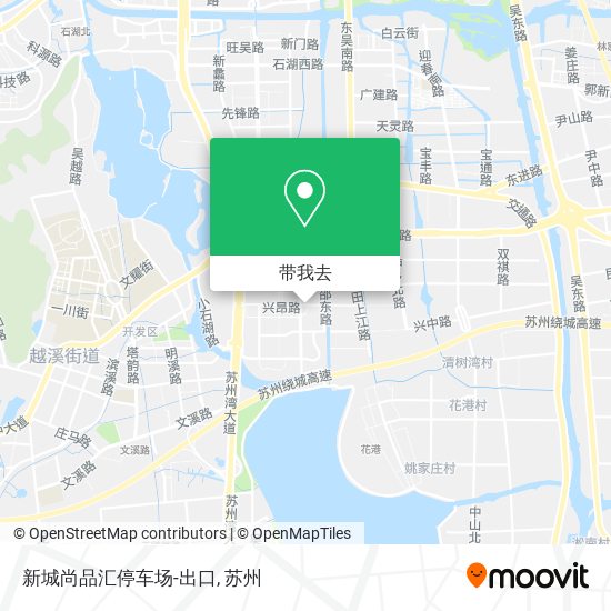 新城尚品汇停车场-出口地图