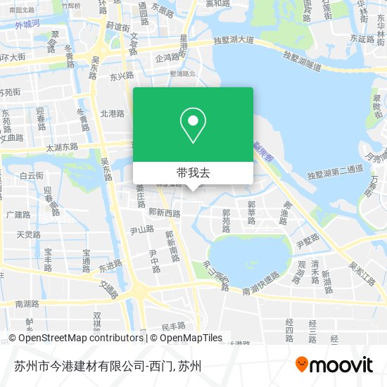 苏州市今港建材有限公司-西门地图