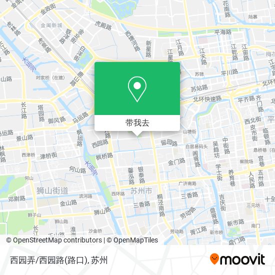 西园弄/西园路(路口)地图