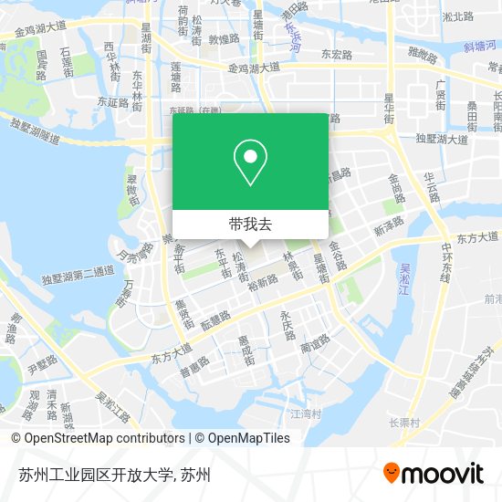 苏州工业园区开放大学地图