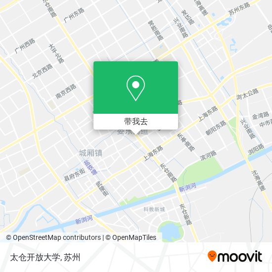 太仓开放大学地图