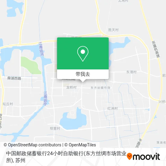 中国邮政储蓄银行24小时自助银行(东方丝绸市场营业所)地图