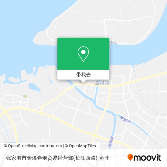 张家港市金溢卷烟贸易经营部(长江西路)地图