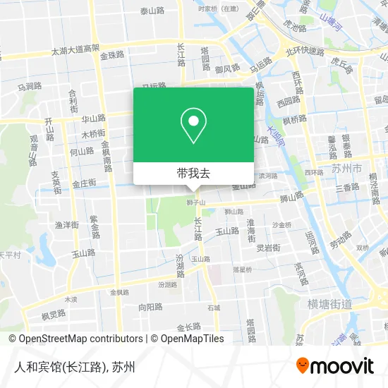人和宾馆(长江路)地图