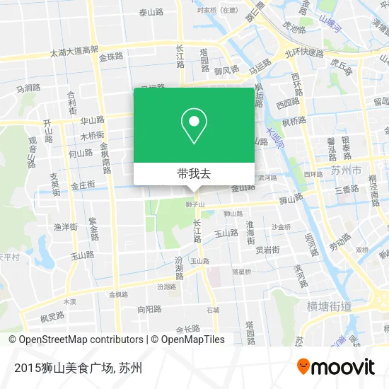 2015狮山美食广场地图