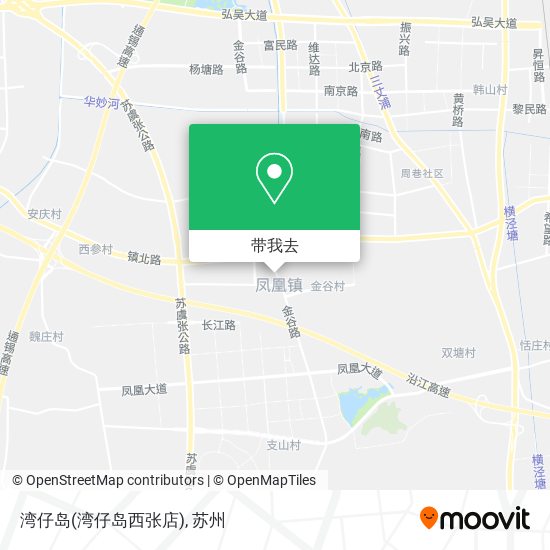 湾仔岛(湾仔岛西张店)地图