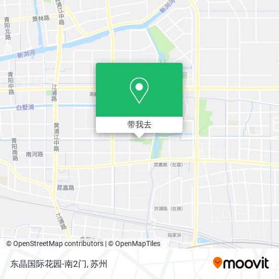 东晶国际花园-南2门地图