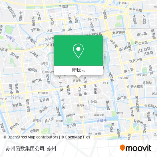 苏州函数集团公司地图