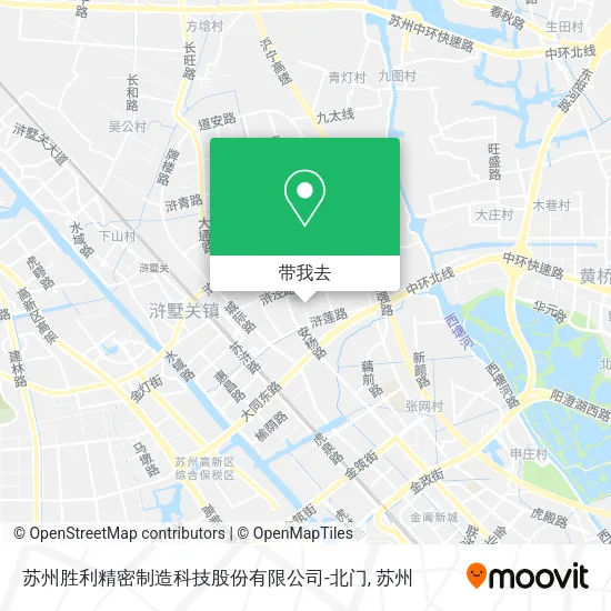 苏州胜利精密制造科技股份有限公司-北门地图