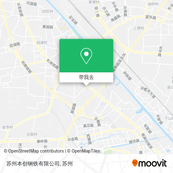 苏州本创钢铁有限公司地图