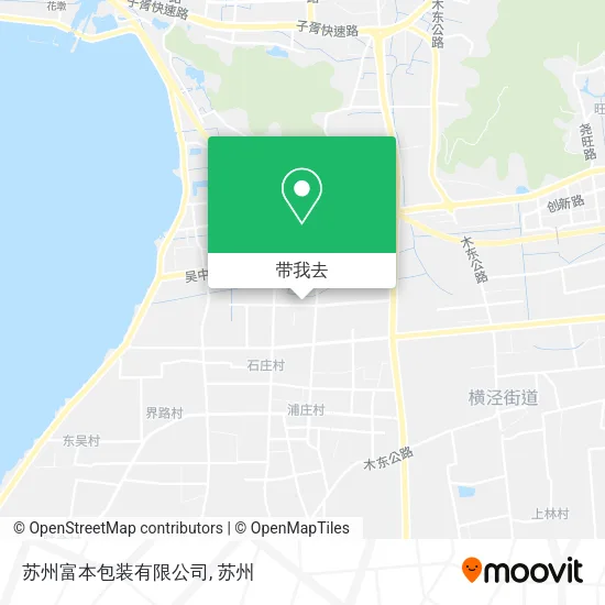 苏州富本包装有限公司地图
