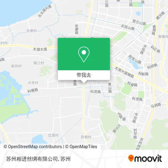 苏州相进丝绸有限公司地图