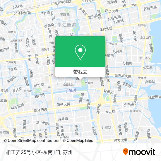 相王弄25号小区-东南1门地图