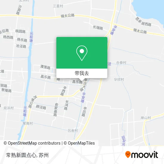 常熟新圆点心地图