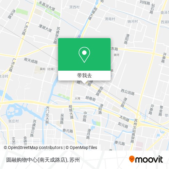 圆融购物中心(南天成路店)地图