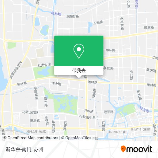 新华舍-南门地图