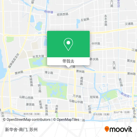 新华舍-南门地图