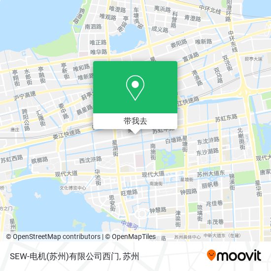 SEW-电机(苏州)有限公司西门地图