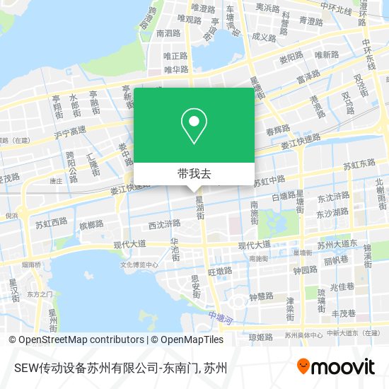 SEW传动设备苏州有限公司-东南门地图