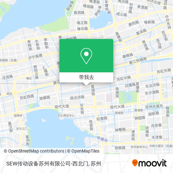 SEW传动设备苏州有限公司-西北门地图