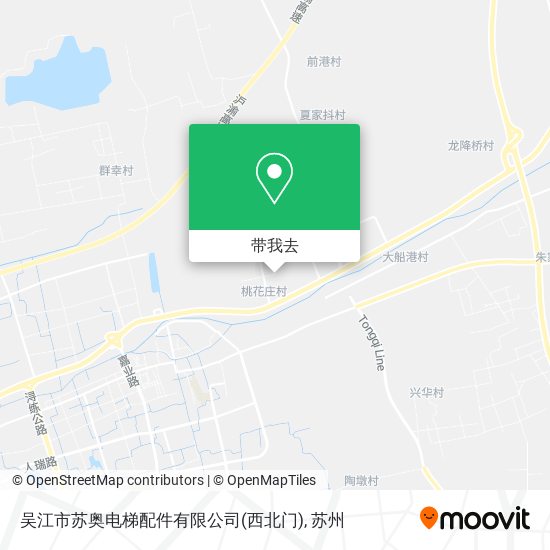 吴江市苏奥电梯配件有限公司(西北门)地图