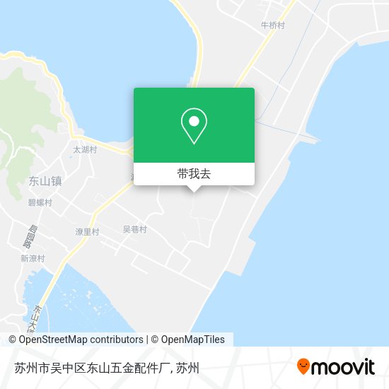苏州市吴中区东山五金配件厂地图