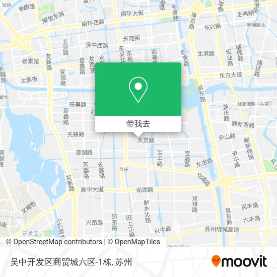 吴中开发区商贸城六区-1栋地图