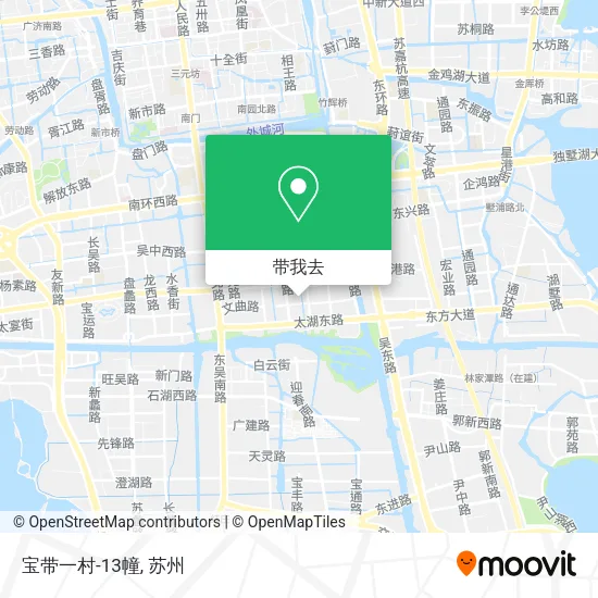 宝带一村-13幢地图