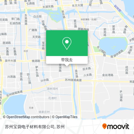 苏州宝袋电子材料有限公司地图