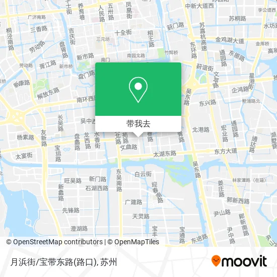 月浜街/宝带东路(路口)地图