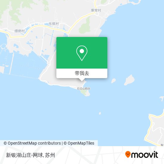 新银湖山庄-网球地图