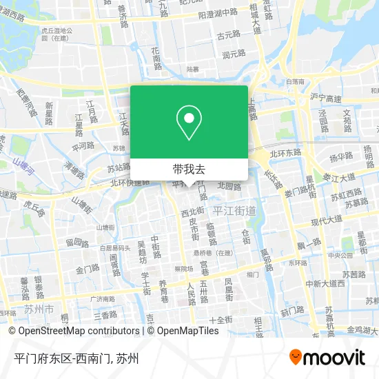 平门府东区-西南门地图