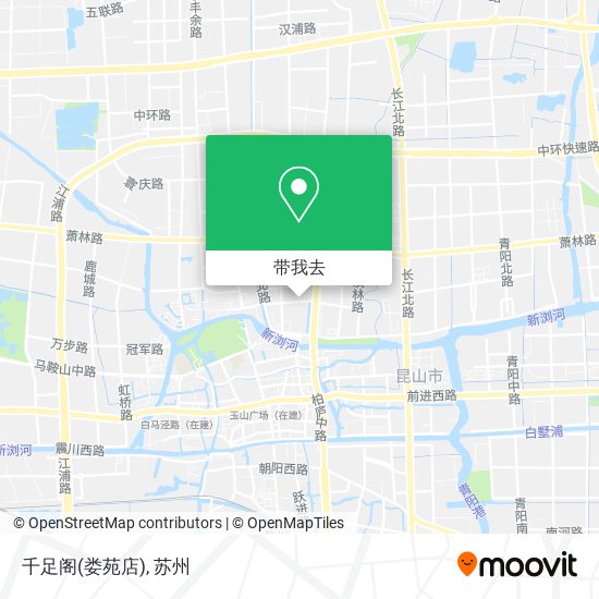 千足阁(娄苑店)地图