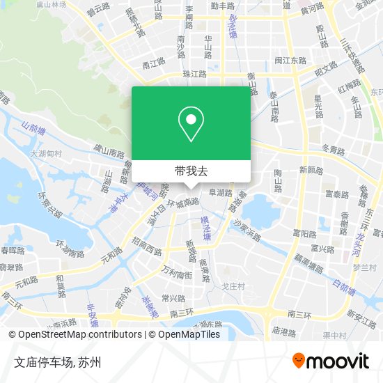 文庙停车场地图