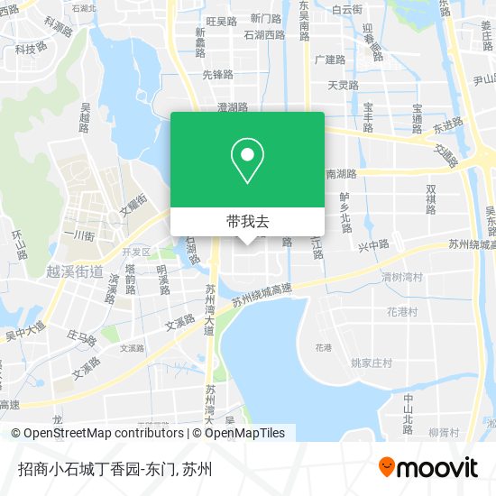 招商小石城丁香园-东门地图