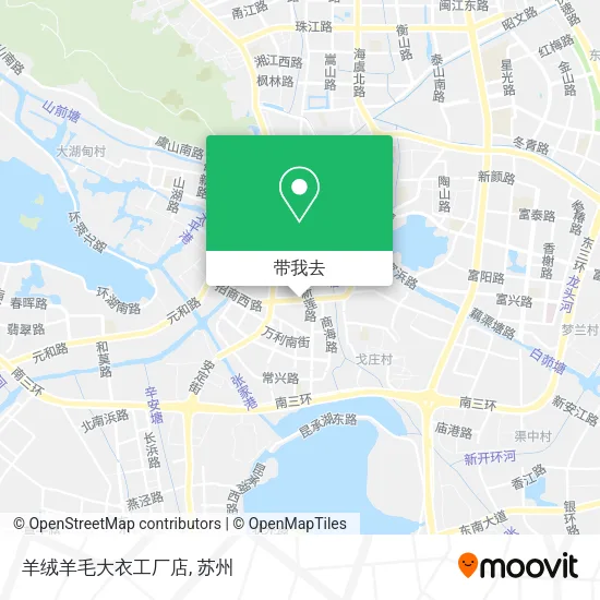 羊绒羊毛大衣工厂店地图