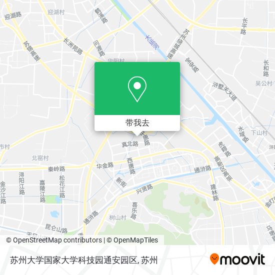 苏州大学国家大学科技园通安园区地图