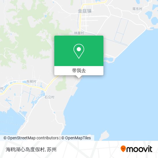 海鸥湖心岛度假村地图