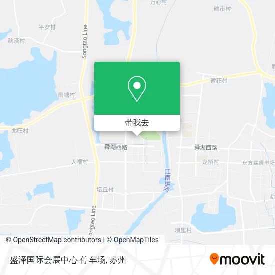 盛泽国际会展中心-停车场地图