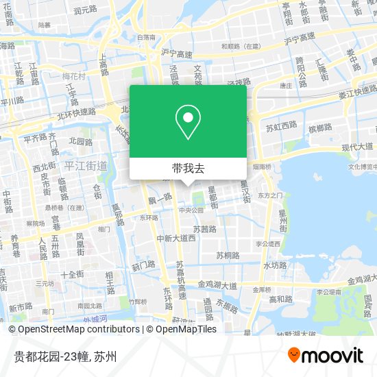 贵都花园-23幢地图