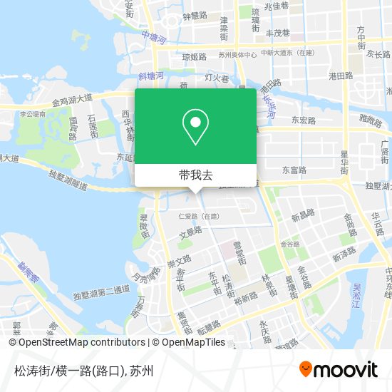 松涛街/横一路(路口)地图