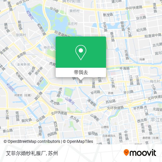 艾菲尔婚纱礼服厂地图