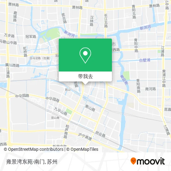 雍景湾东苑-南门地图