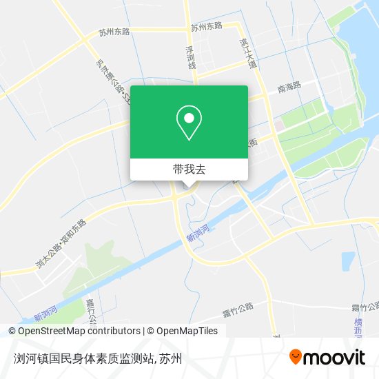 浏河镇国民身体素质监测站地图