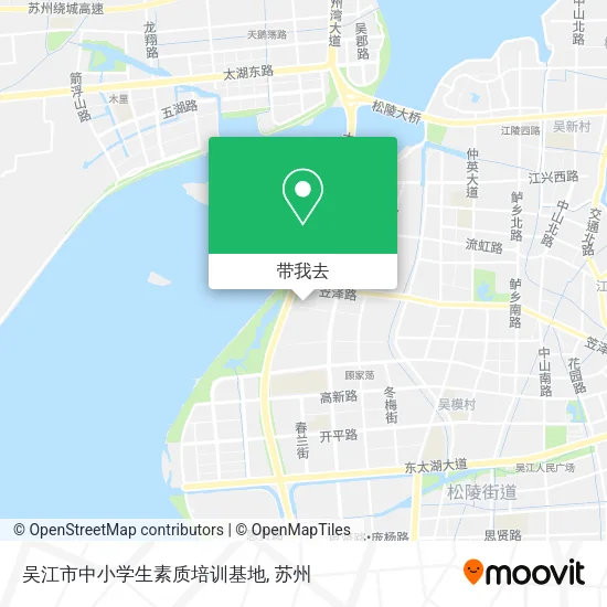吴江市中小学生素质培训基地地图