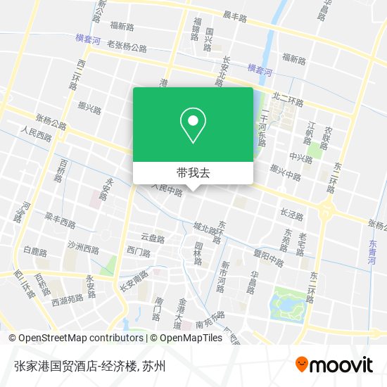 张家港国贸酒店-经济楼地图