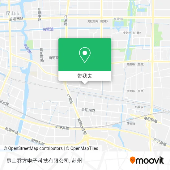 昆山乔方电子科技有限公司地图