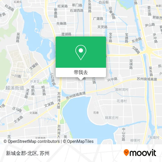 新城金郡-北区地图