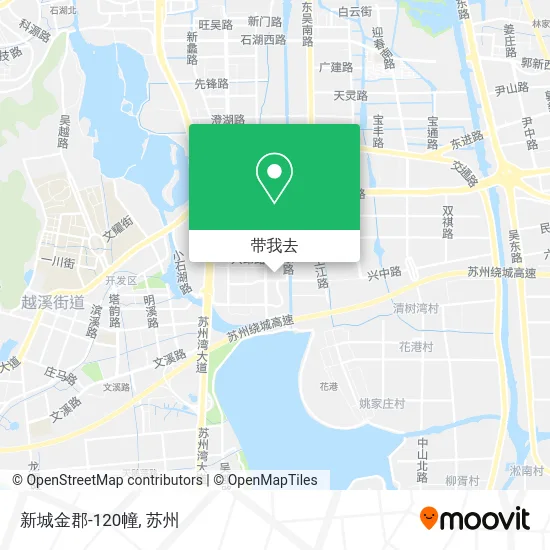 新城金郡-120幢地图