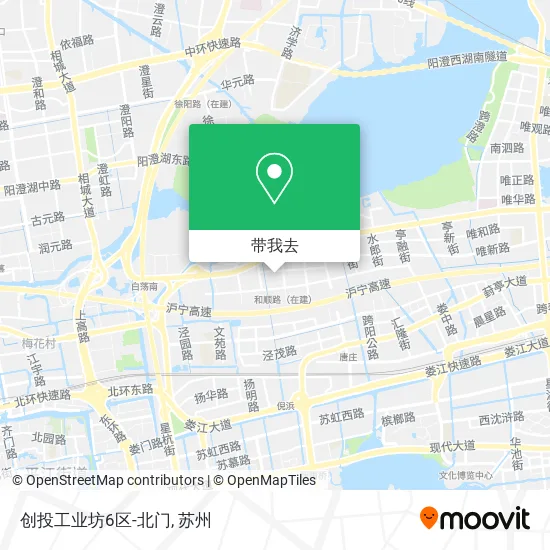 创投工业坊6区-北门地图